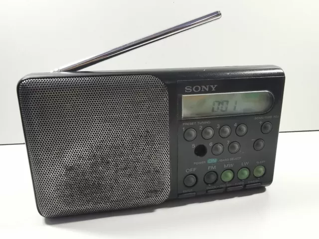 Sony FM/MW/LW PLL synthétisé récepteur radio ICF-M300L Pour Pièce Détaché