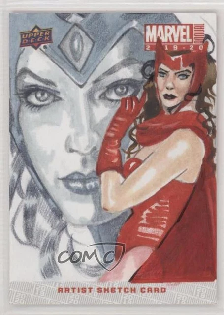 2019-20 Upper Deck Marvel Annual Sketch Cards 1/1 Marcia Dye Auto Sketch 07yb