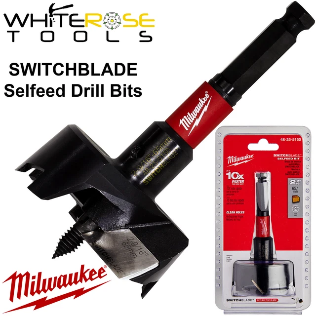 Milwaukee self 2025 feed bit kit