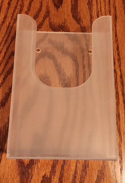 10 Pieces Wall Mount Brochure Holder 4 X 6 Inch Acrylic Brochure Holder Pamphlet