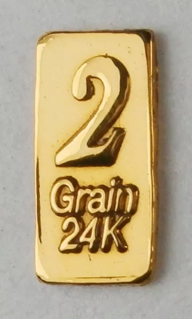 GOLD 2GN(NOT GRAM) PURE GOLD .999 FINE BENCHMARK STRATEGIC METALS & CERT b2