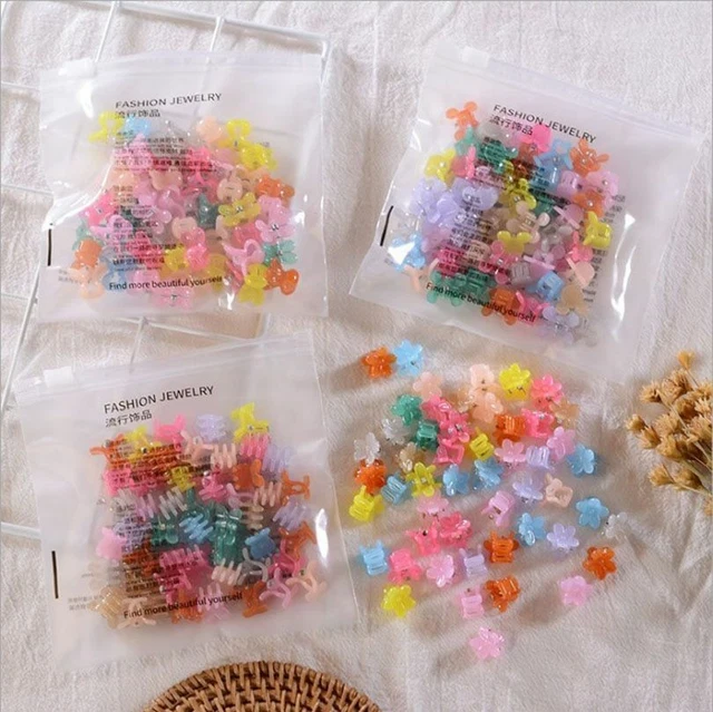 Women Kids Mini Clamp Hairpins Girls Cute Small Hair Crabs Flower Star Hairclip 4