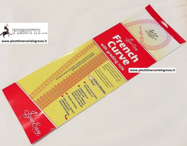 Curvilineo Curvilinee Professionale Per Sartoria Cm 54X 16,5 French Curve Nl4199