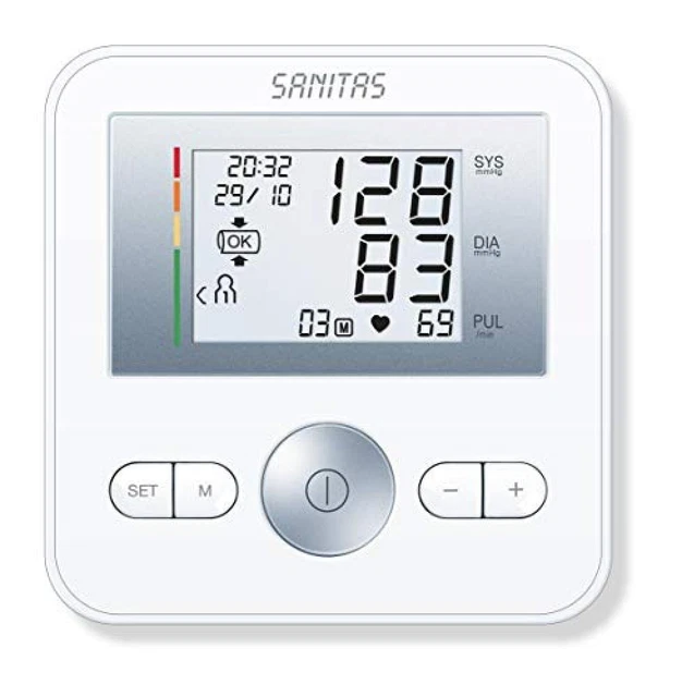 (TG. SBM 18) Sanitas SBM 18 Misuratore di Pressione da Braccio con Display Orizz