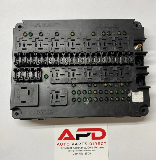 USED THOMAS BUILT Buses Fuse Relay Circuit Board AMP Module 52005370A