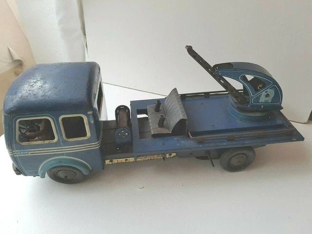 Camion de pompier jouet tôle années 30 France fabriquant CR Charles Rossignol pour collection - Jeux & Jouets