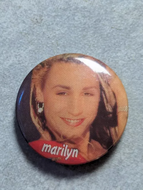 Vintage 80s Marilyn Pin BADGE