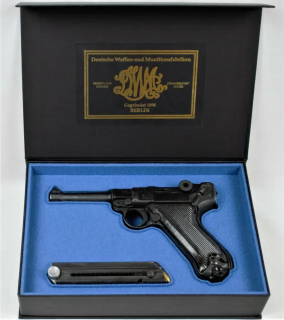 PISTOL GUN PRESENTATION CUSTOM DISPLAY CASE BOX for DWM LUGER P 08 parabellum