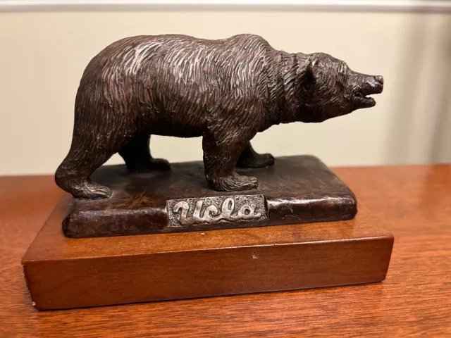UCLA Bruin bear statue, vintage, collectible, very good condition
