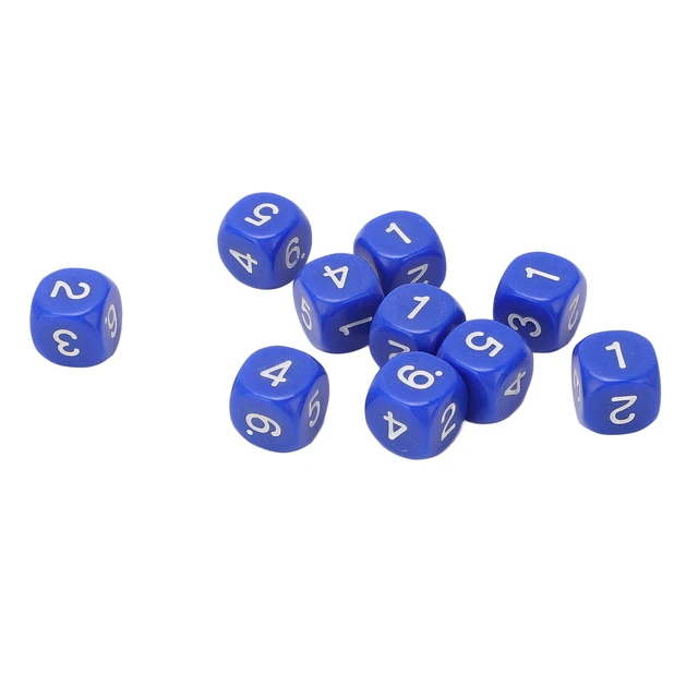 MagVision Sirius Translucent Blue Resin Dice Set - 7-Piece RPG Dice With Extra D20 - View #10