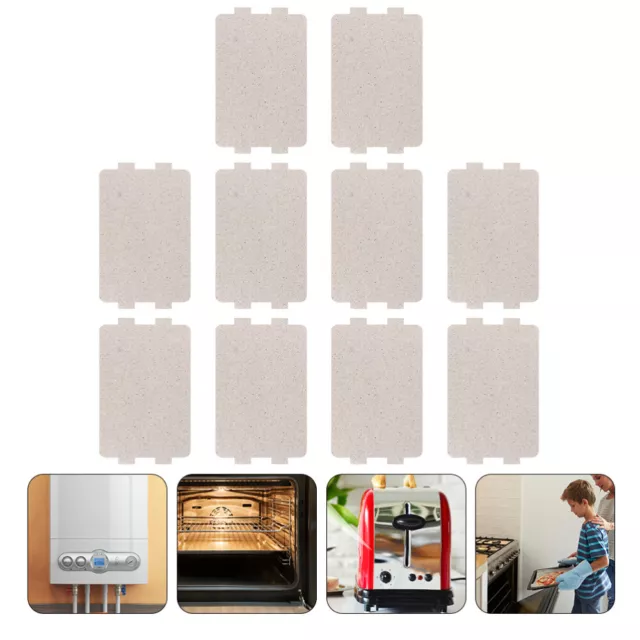 10Pcs waveguide mica slice Microwave Mica Sheet Microwave Oven Repair Accessory