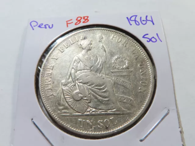 F88 Peru 1864 Sol