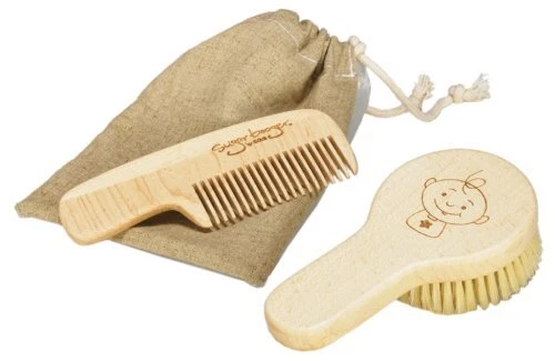 Sugarbooger Peek-a-Boo Baby Brush Set