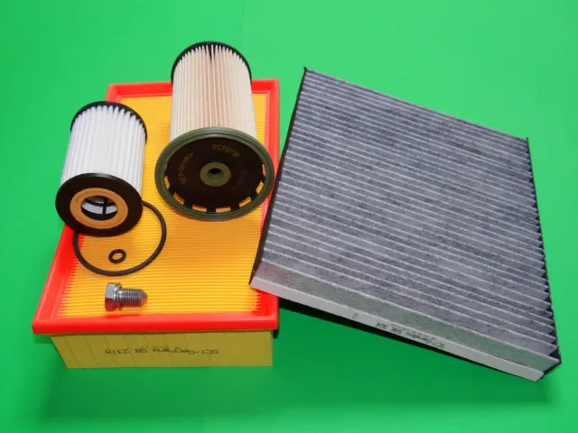 Grand kit de filtres kit de filtres paquet d'inspection Skoda Octavia (5E) 1,6 TDI (66-85 kW)