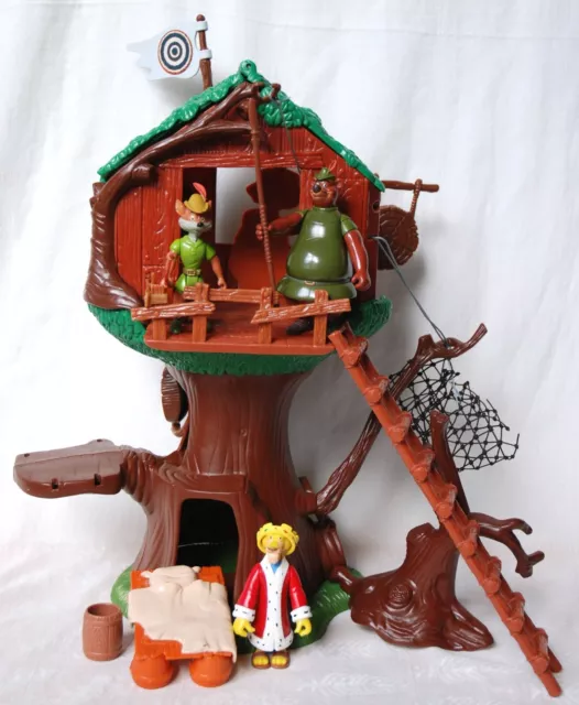 Disney Robin Hood's Cabin in the Woods and Figures - Rare