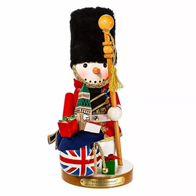 Steinbach Britain Snowman Nutcracker, 13.25"