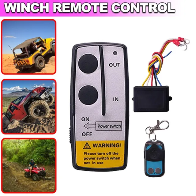 STEGODON New Wireless Winch Remote Control Kit 12V 150ft Switch Handse –  stegodon