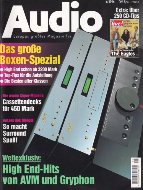 AUDIO 6/1996 - ...Magazin für HiFi und Musik - Eagles, Metallica, Def Leppard