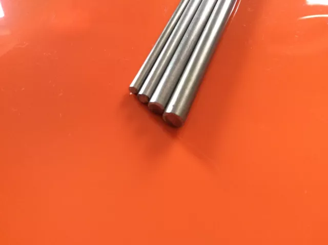 STAINLESS STEEL 316 round bar shaft 1mm 2mm 2.5mm 3mm 4mm X 303mm marine grade