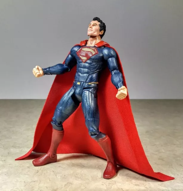 CUSTOM DC MCFARLANE Mezco Superman Armor Wired Cloth 1:12 CAPE
