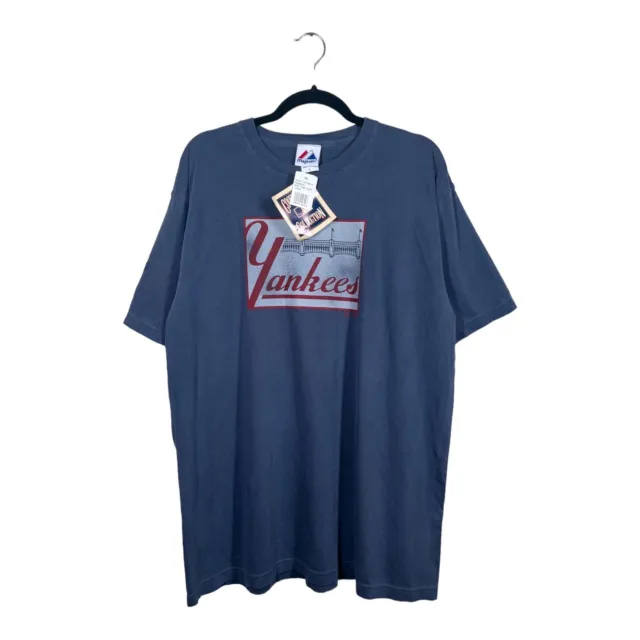 Majestic New York Yankees MLB Tonal Over Dyed T-Shirt Size Large BNWT