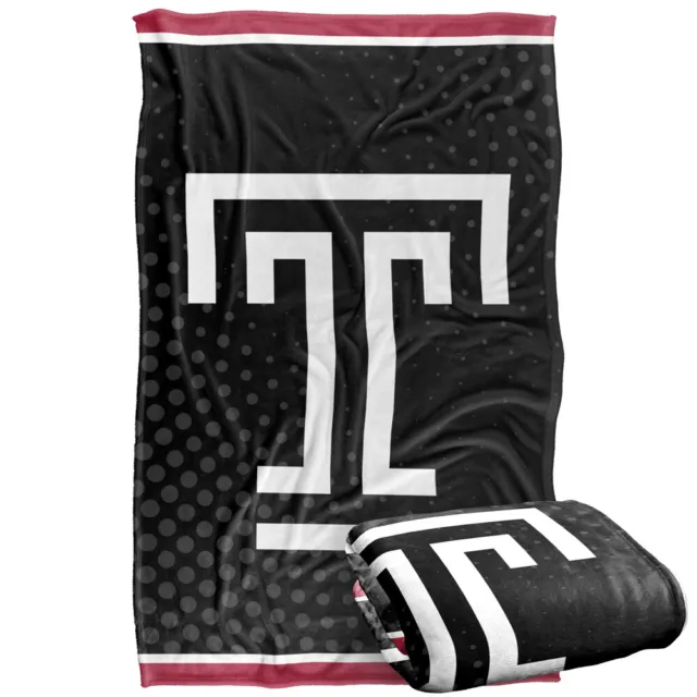 Temple University Logo Dots Silky Touch Super Soft Throw Blanket