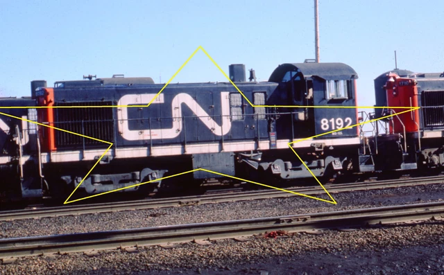 CN 8192 S4 at Toronto Ontario Canada Apr 02,1976 Original Kodachrome Slide