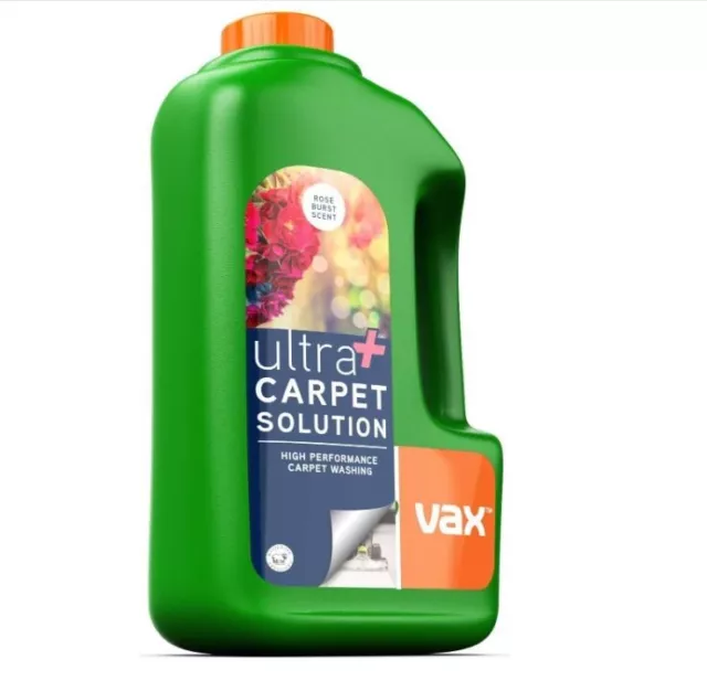 Vax Ultra + 1.5 Litre Carpet Cleaner Solution High Performance Carpet Washing