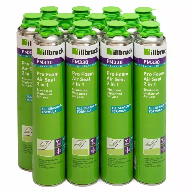 Illbruck FM330 Pro Foam Air Seal - Scatola 750 ml 12