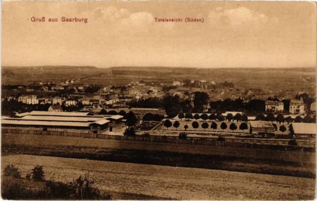 CPA AK SARREBOURG SAARBURG i.L. total view Suden general view (387669)