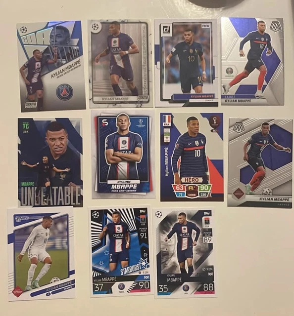 Panini/topps Kylian Mbappe 11 Card  Bundle