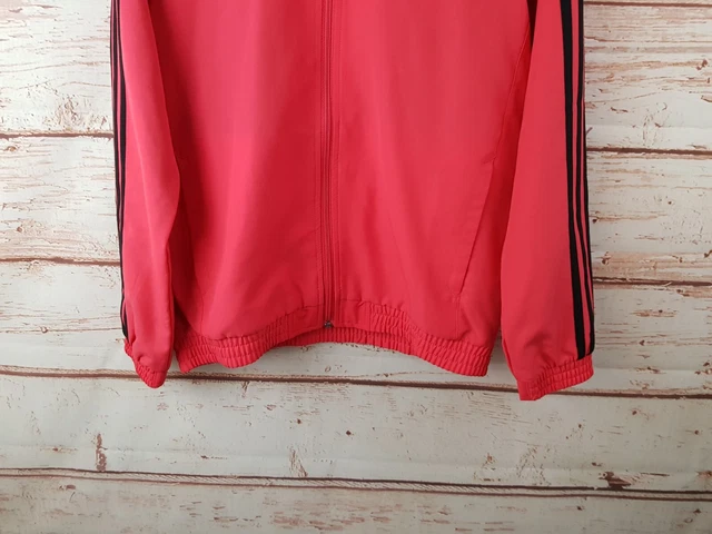 Adidas giacca da ginnastica per ragazze 11-12 anni rosa tuta top cerniera intera sport casual 4
