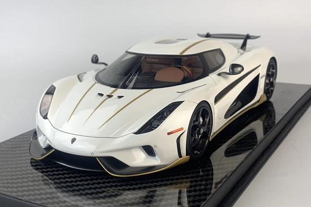Xe Mô Hình Koenigsegg Regera 1:18 FrontiArt ( Pearl White ) - Shop Xe Mô Hình Tĩnh