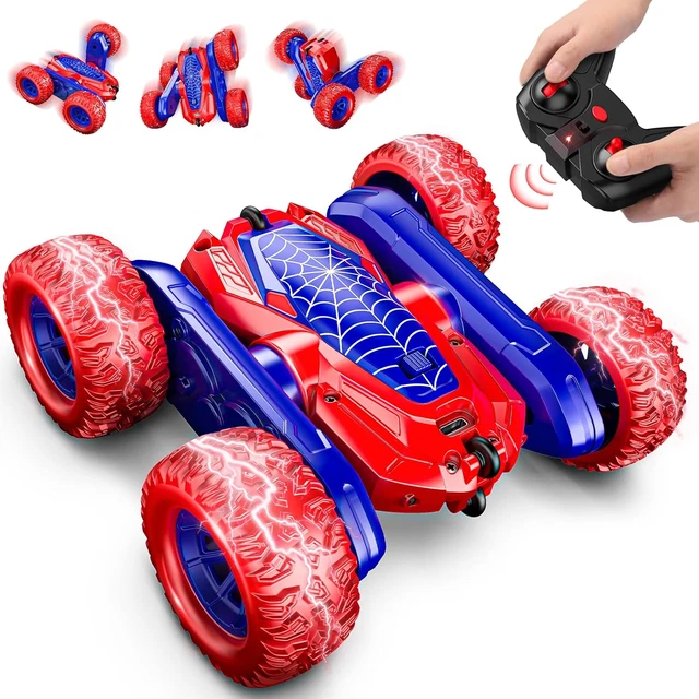 360° FLIPS REMOTE Control Cars, Stocking Fillers Kids Toys for 3-10 ...