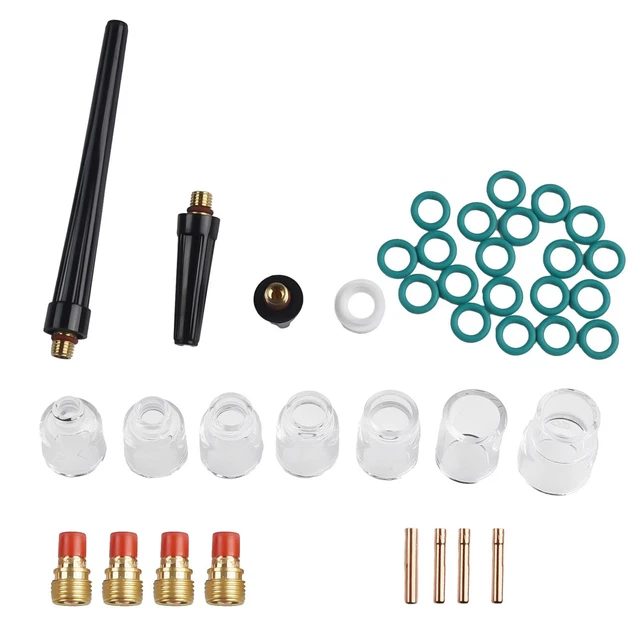 TIG Welding Torch Accessory Set for DB SR WP 9 20 25 High Quality 39pcs