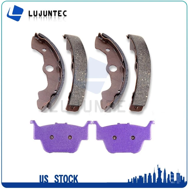 Brake Shoes & Brake Pads Carbon Fiber Fits Honda TRX650FA 4x4 Rincon 650 2003-05
