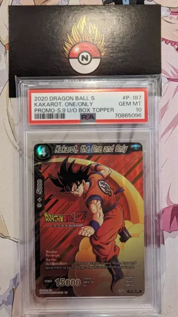 P-187 Kakarot, the One and Only PSA 10 GEM MINT Dragon Ball Super TCG