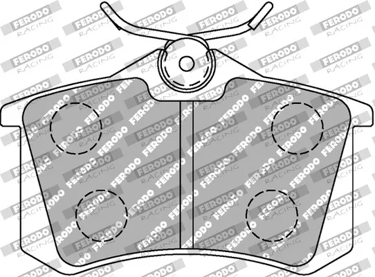 FERODO RACING Bremsbeläge Bremsklötze hinten für Audi A4 8EC B7 2.0 FCP541R