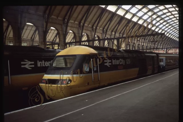 British Rail Intercity 125 Railroad Train Station 35mm Slide 1980s