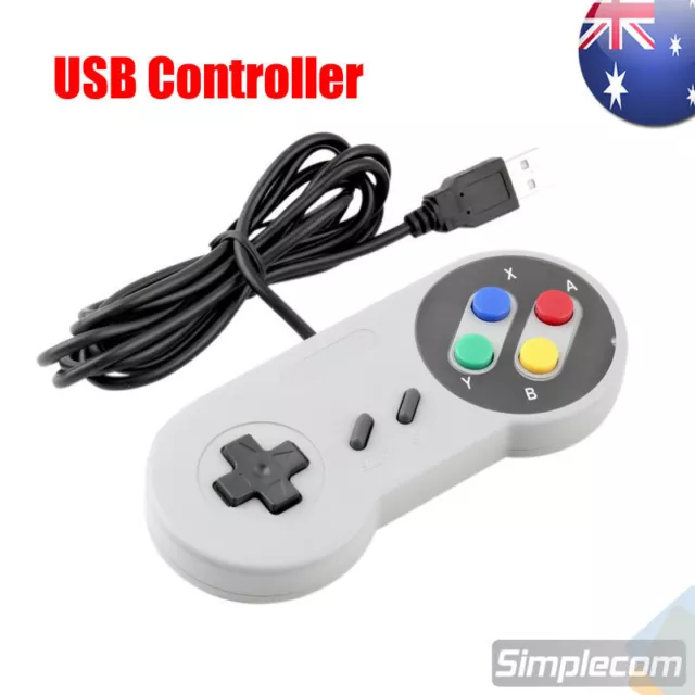 Classic SNES SFC Style Retro Game USB Controller Gamepad Joystick Joypad For PC