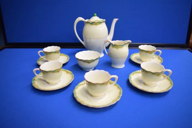 Antique Crown Ducal Ware England Coffee Set