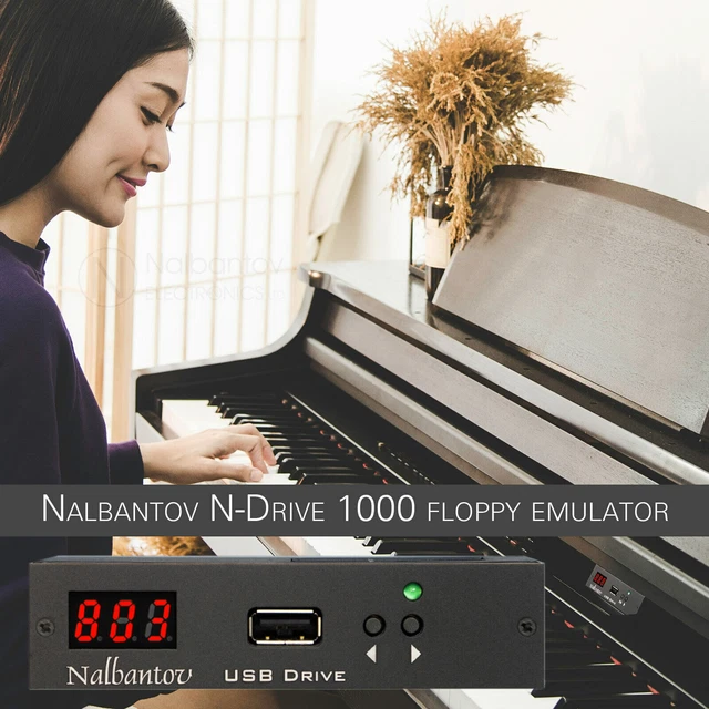 Émulateur USB de disquette Nalbantov N-Drive 1000 pour E-mu SP-1200 (Emu SP...