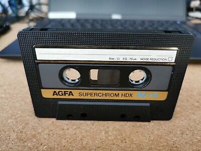 6/MC TAPE CC/collezionisti di 1985 Agfa Super CROMO HDX 60 