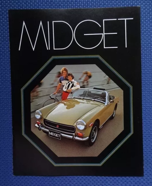 1973 MG Midget Automobile Sales Brochures - Lot of 10 catalogs for ONE MONEY!