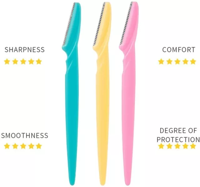 6X Face Eyebrow Razor Trimmer Dermaplaning Shaper Shaver Hair Removal Tool BEST