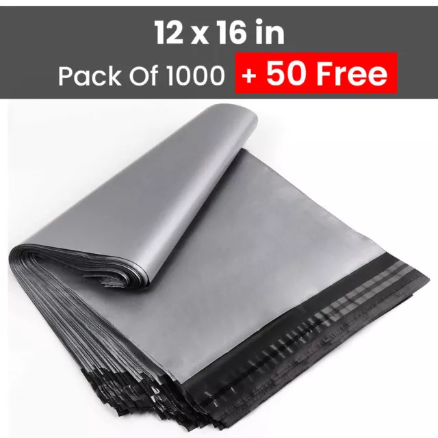 Grey Mailing Bags All Sizes Poly Postage Large Strong Self Seal Plastic Postal