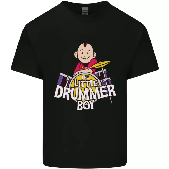 The Little Drummer Boy Funny Drumming Drum Mens Cotton T-Shirt Tee Top