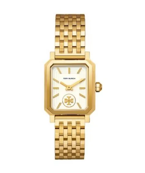 Tory Burch Women's Watch TBW1500 Robinson Cream Dial Gold Quartz Stainless Steel