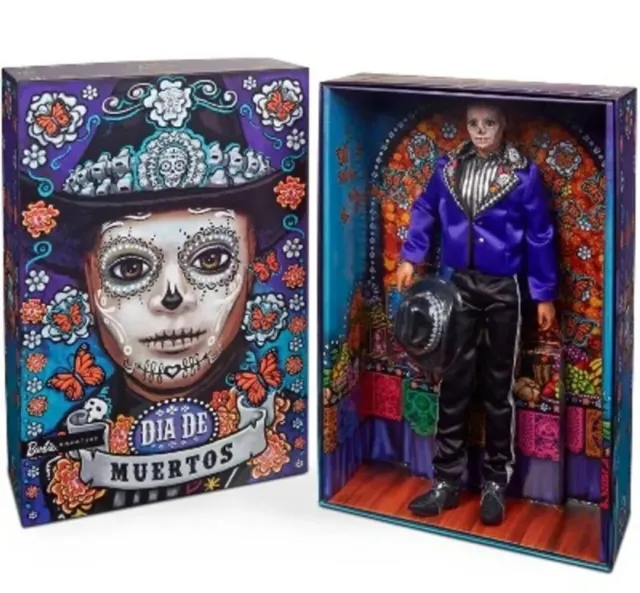 Ken Dia De Los Muertos 2023 Barbie Doll Day of the Dead Mattel NEW