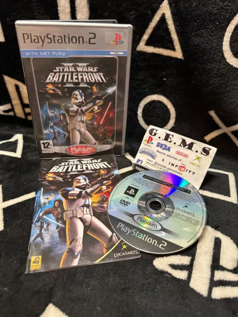 Ps2 - Star Wars Battlefront II Sony PlayStation 2 Complete #1184